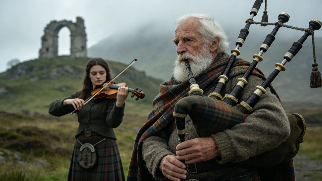 Celtic Music — artist photo, article on A Song That Breaks the Silence of Generations | The Piper & The Fiddle in 432 Hz | 432hz-converter.com